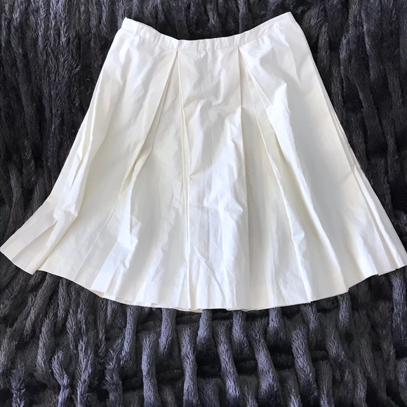 Elevenses Cream Colored Cotton Skirt - Picture 4 of 6